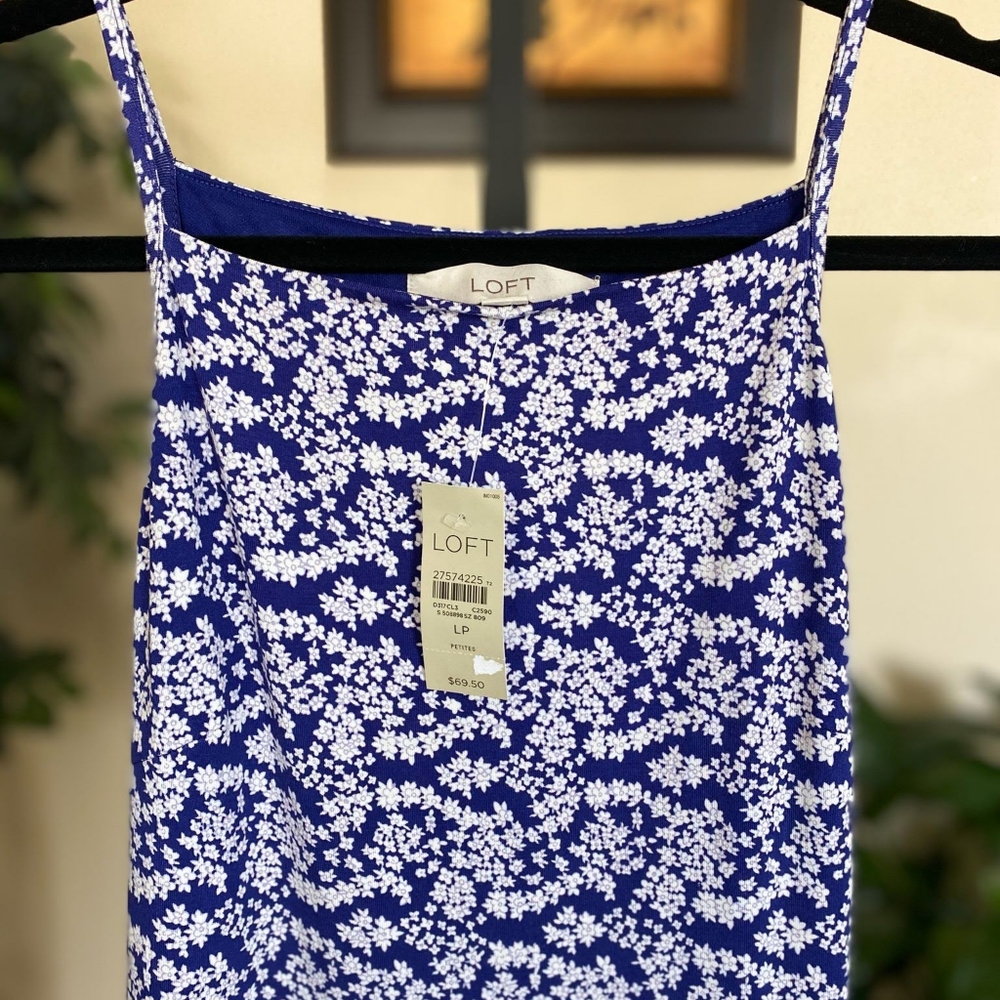 LOFT Petite Strappy Dress